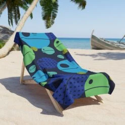 DS-1 Beach Towel - Aqua