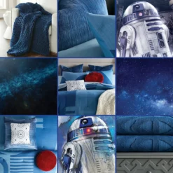 Star Wars™ Astromech 7PC Bedding Collection -Pro Gear Home Shop ASTROMECHBLOCKMOODBOARDDESIGNII