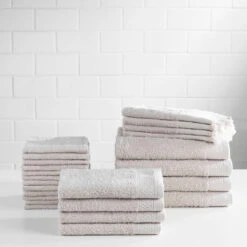 Sobel Westex 24 Piece Towel Set 30 Sobel Westex 24 Piece Towel Set -Pro Gear Home Shop Belvedere24pc Enviro Glacier Grey