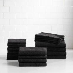 Sobel Westex 24 Piece Towel Set 34 Sobel Westex 24 Piece Towel Set -Pro Gear Home Shop Black envirofront
