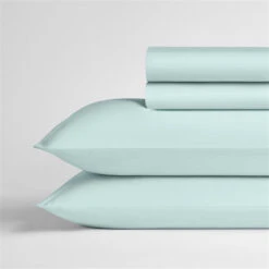 Egyptian Cotton 600 Thread Count Sheet Set -Pro Gear Home Shop Blue Stack