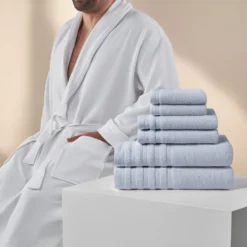 Diamond Jacquard Essential Bath Bundle -Pro Gear Home Shop Diamond Light Blue scaled