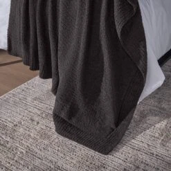 Spa Chenille Throw Blanket 15 Spa Chenille Throw Blanket -Pro Gear Home Shop Dove Grey Corner