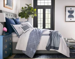 Disney Resorts Home Collection - Bayside Blue Legacy Throw -Pro Gear Home Shop GardenTrellisBed AngleView withThrow f771b7ad fae9 449e a6ee 3fe5b7f3c2f2 scaled