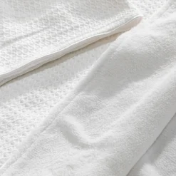 Spa Glow Waffle Jacquard Bath Robe Urbana -Pro Gear Home Shop Glow Detail