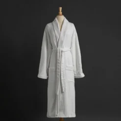 Spa Glow Waffle Jacquard Bath Robe Urbana -Pro Gear Home Shop Glow Enviro Close Up