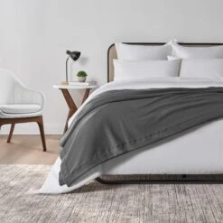 Pro Gear Home Shop 4 Sobellux Hotel Ultra Soft Fleece Blanket | Grey