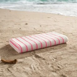 Hotel Splash Horizontal Stripe Pool Towel -Pro Gear Home Shop Horizontal Stripe Pink