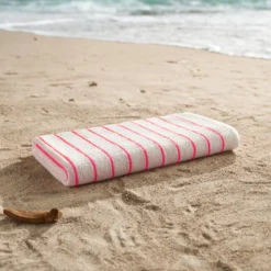 Hotel Splash Horizontal Stripe Pool Towel -Pro Gear Home Shop Horizontal Stripe Pink scaled