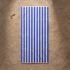 Hotel Cabana Stripe Pool Towel -Pro Gear Home Shop Hotel Cabana Stripe Blue