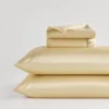 Luxury Satin Sheet Collection -Pro Gear Home Shop Lux Satin Ivory Folded 2 scaled