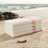 Hotel Stripe Border Pool Towel -Pro Gear Home Shop Neon Collection Enviro
