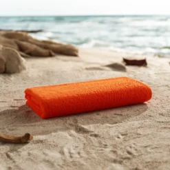 Hotel Splash Solid Pool Towel -Pro Gear Home Shop Orange Enviro scaled