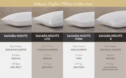 Hotel Sahara Nights II Pillow -Pro Gear Home Shop Pillow Comparison2 2 scaled