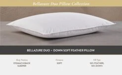 Hotel Bellazure Duo Down Soft Feather Pillow -Pro Gear Home Shop Pillow Comparison4