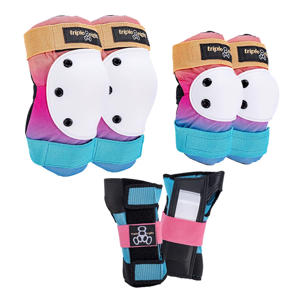 Triple 8 Saver Series Pads 3-Pack - Color Collection 2 Triple 8 Saver Series Pads 3-Pack - Color Collection